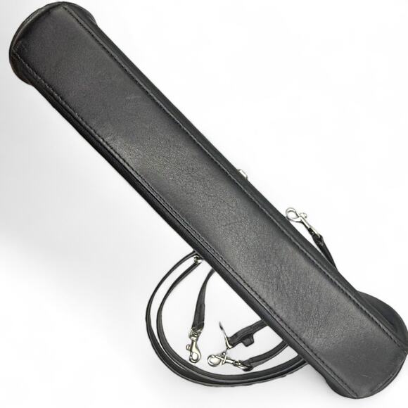 Vintage COACH 9818 East West Penelope Black Leather Nickel Crossbody Costa Rica - Picture 7 of 16